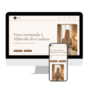 Site template Ostéopathe