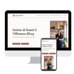 Site template Esthéticienne