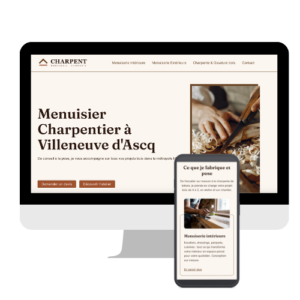Site template Menuisier Charpentier