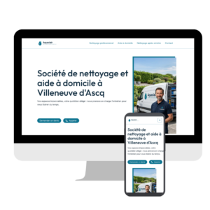 Site Template Service de nettoyage